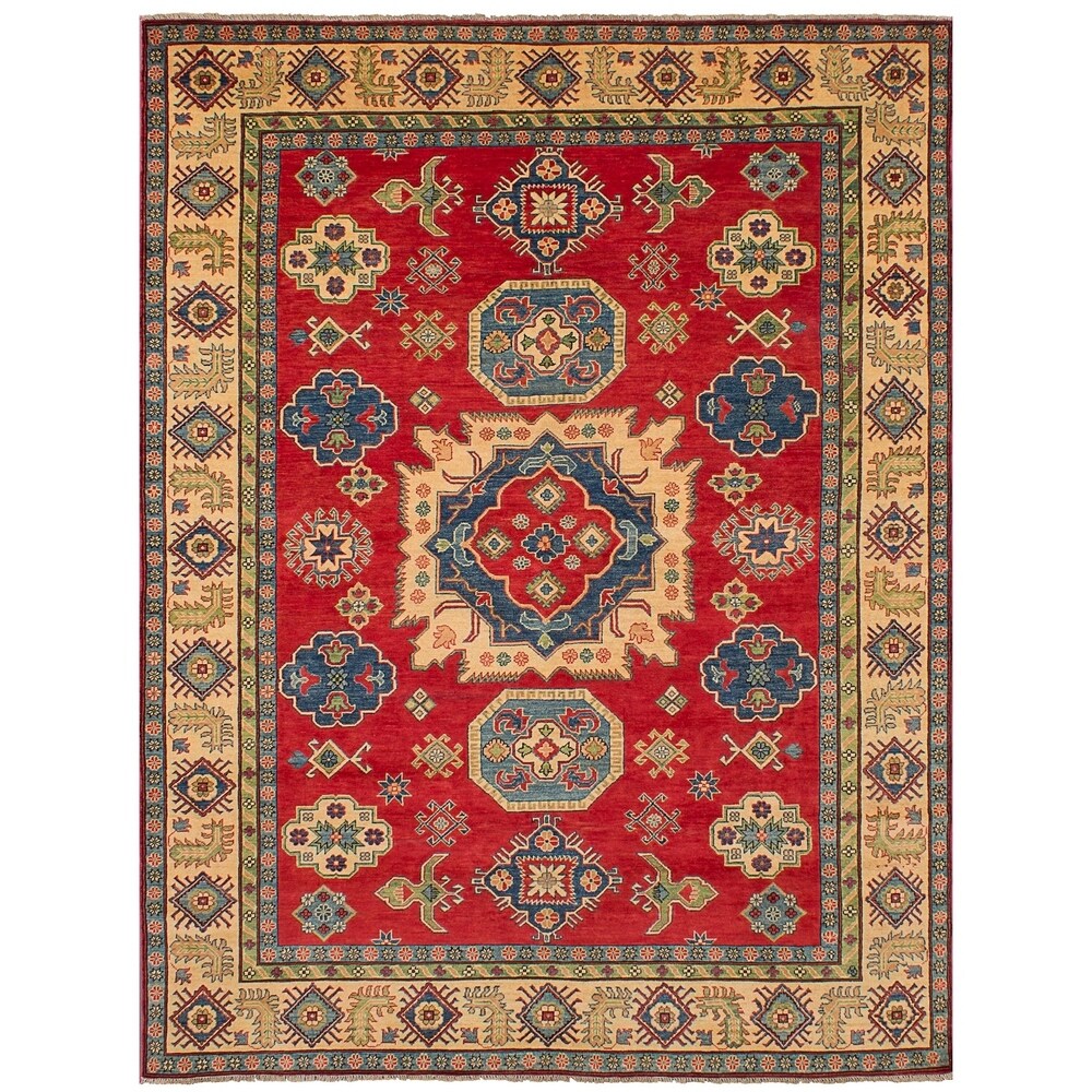 eCarpetGallery Hand-knotted Finest Gazni Red Wool Rug - 8'5 x 11'4