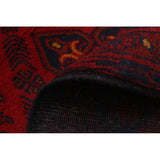 Hand-knotted Finest Khal Mohammadi Red Wool Rug - 2'6 x 6'3/2'6" x 6'3" Runner