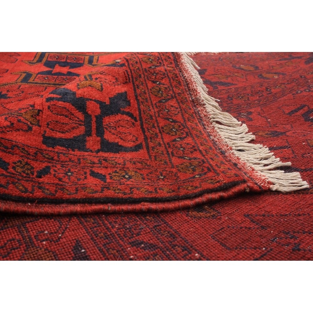 eCarpetGallery Hand-knotted Finest Khal Mohammadi Red Wool Rug - 6'5 x 9'9