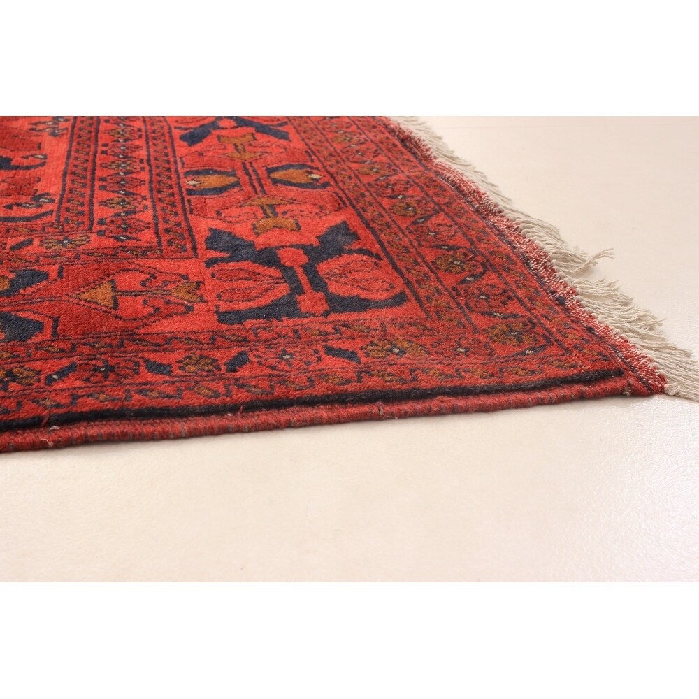 eCarpetGallery Hand-knotted Finest Khal Mohammadi Red Wool Rug - 6'5 x 9'9