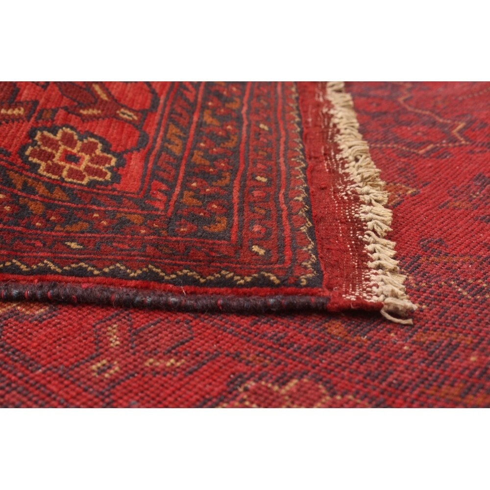 eCarpetGallery Hand-knotted Finest Khal Mohammadi Red Wool Rug - 6'7 x 9'8