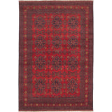 eCarpetGallery Hand-knotted Finest Khal Mohammadi Red Wool Rug - 6'7 x 9'8