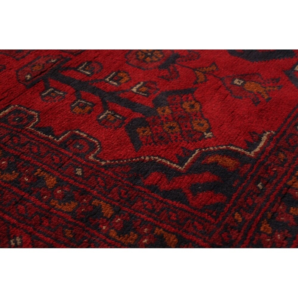 eCarpetGallery Hand-knotted Finest Khal Mohammadi Red Wool Rug - 8'2 x 11'1