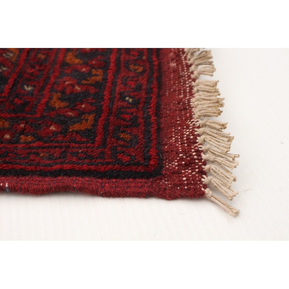 eCarpetGallery Hand-knotted Finest Khal Mohammadi Red Wool Rug - 8'2 x 11'1