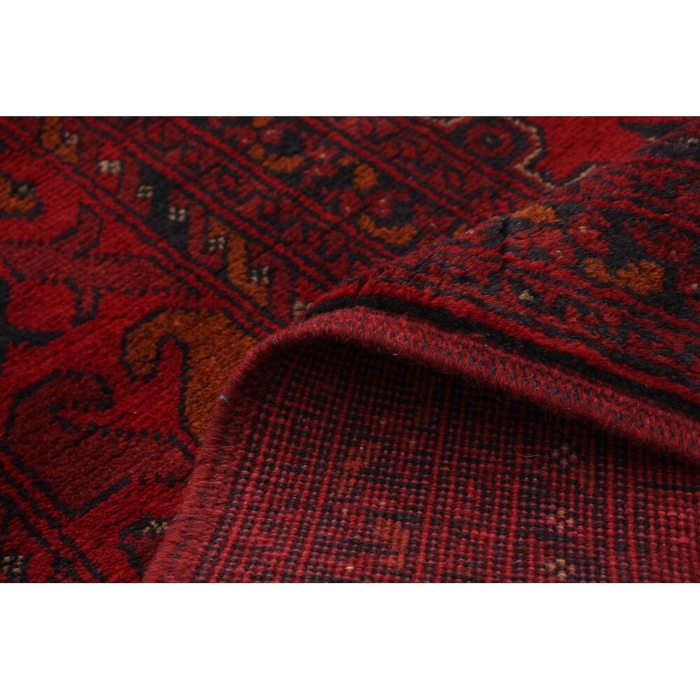 eCarpetGallery Hand-knotted Finest Khal Mohammadi Red Wool Rug - 8'2 x 11'1