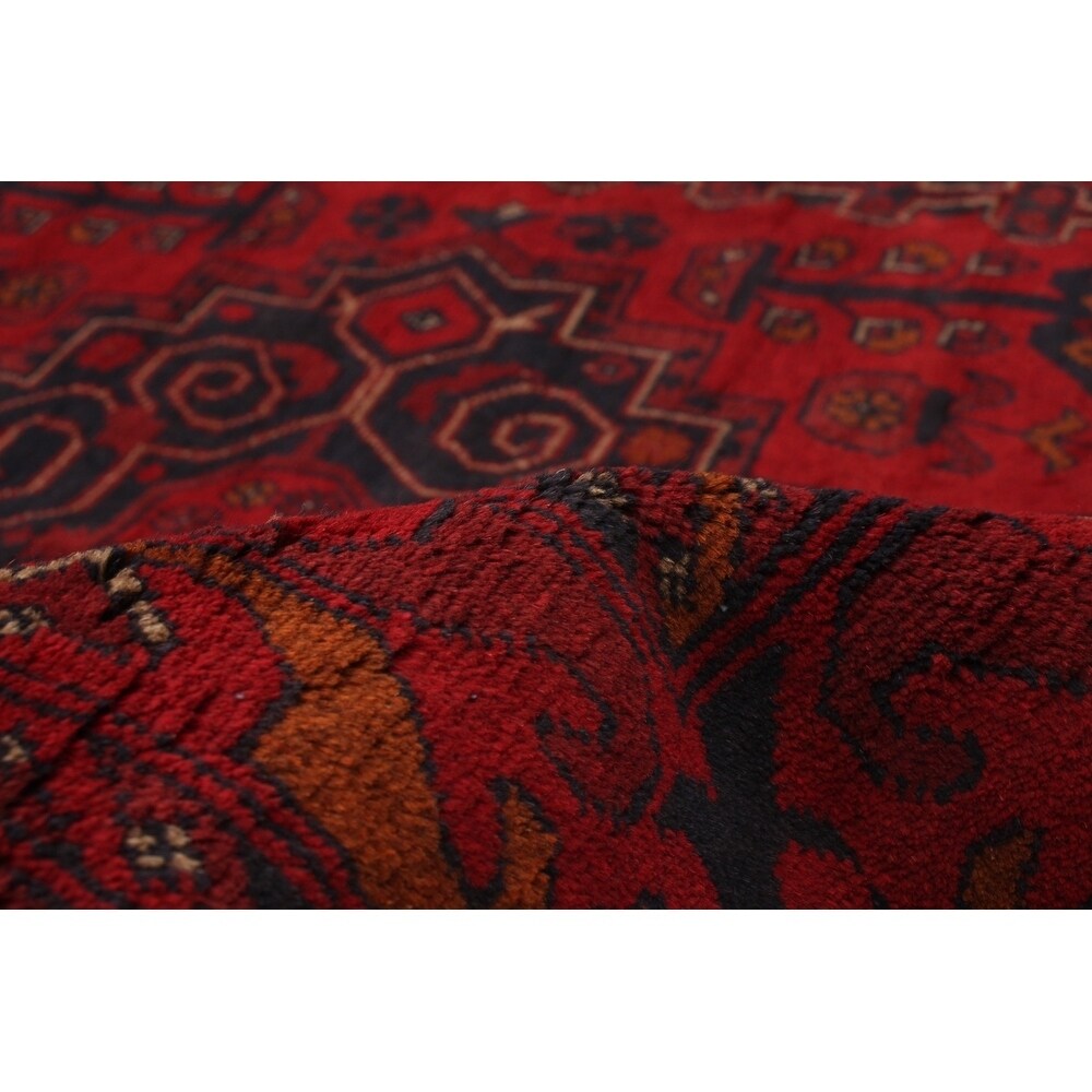 eCarpetGallery Hand-knotted Finest Khal Mohammadi Red Wool Rug - 8'2 x 11'1