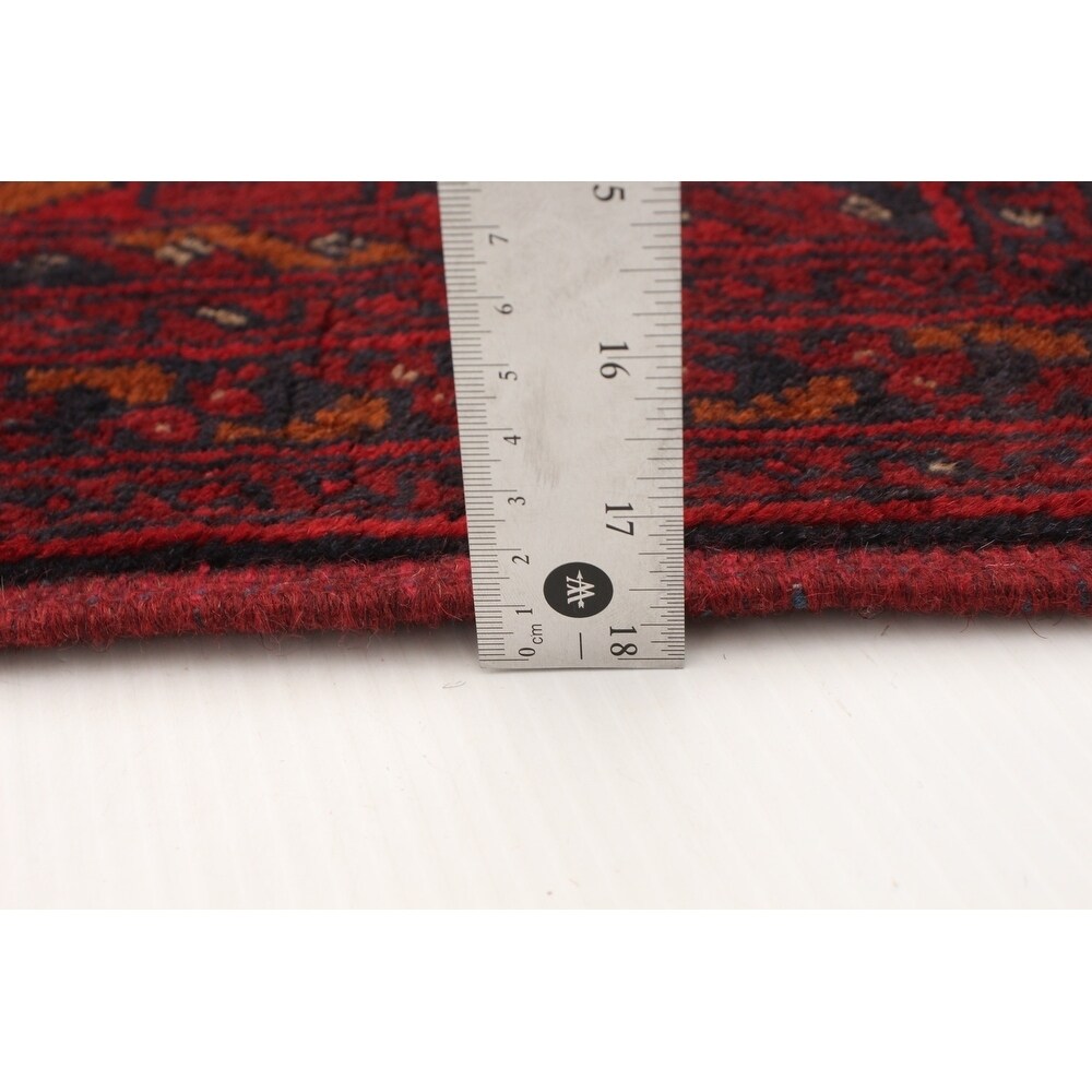eCarpetGallery Hand-knotted Finest Khal Mohammadi Red Wool Rug - 8'2 x 11'1