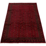 eCarpetGallery Hand-knotted Finest Rizbaft Red Wool Rug - 6'9 x 10'1