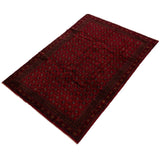 eCarpetGallery Hand-knotted Finest Rizbaft Red Wool Rug - 6'9 x 10'1