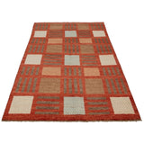 eCarpetGallery Hand-knotted Finest Ziegler Chobi Dark Copper Wool Rug - 5'5 x 9'1
