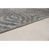 eCarpetGallery Hand-knotted Galleria Dark Grey Silk Rug (5'0 x 7'10)