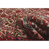 eCarpetGallery Hand-knotted Hamadan Cream Wool Rug - 2'7 x 12'3