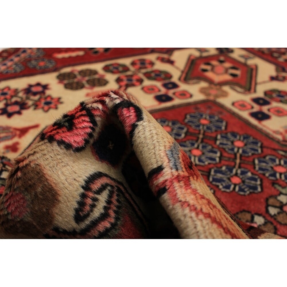 eCarpetGallery Hand-knotted Hamadan Dark Copper Wool Rug - 3'3 x 4'11