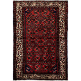 ECARPETGALLERY Hand-knotted Hamadan Copper Wool Rug - 3'6 x 5'1