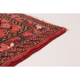 eCarpetGallery Hand-knotted Hamadan Light Red Wool Rug (4'5 x 7'8)