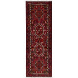 eCarpetGallery Hand-knotted Hamadan Red Wool Rug (2'2 x 6'5)