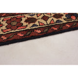 eCarpetGallery Hand-knotted Hamadan Red Wool Rug - 2'6 x 10'9