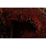 eCarpetGallery Hand-knotted Hamadan Red Wool Rug - 2'6 x 8'2