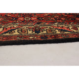 Hand-knotted Hamadan Red Wool Rug - 2'8 x 9'9/2'8" x 9'9" Runner