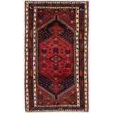 eCarpetGallery Hand-knotted Hamadan Red Wool Rug (3'5 x 5'11)