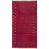 eCarpetGallery Hand-knotted Herati Red Wool Rug (3'6 x 6'6)