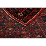 Hand-knotted Hosseinabad Red Wool Rug - 3'6" x 13'1" Runner