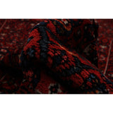 Hand-knotted Hosseinabad Red Wool Rug - 3'6" x 13'1" Runner