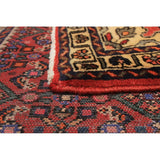 Hand-knotted Hosseinabad Red Wool Rug - 2'6 x 9'11