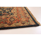 eCarpetGallery Hand-knotted Jamshidpour Dark Navy Wool Rug - 4'1 x 5'11