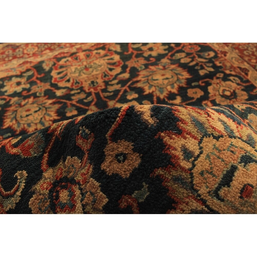 eCarpetGallery Hand-knotted Jamshidpour Dark Navy Wool Rug - 4'1 x 5'11