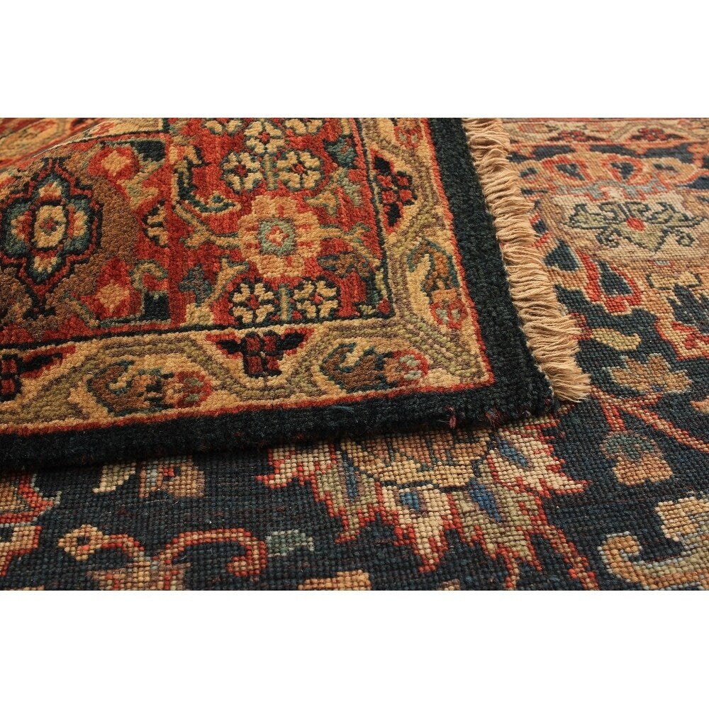eCarpetGallery Hand-knotted Jamshidpour Dark Navy Wool Rug - 4'1 x 5'11
