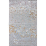 eCarpetGallery Hand-knotted Jules Ushak Grey Rug - 4'11 x 7'10