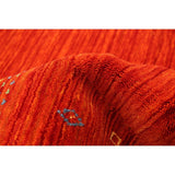 eCarpetGallery Hand-knotted Kashkuli Gabbeh Dark Copper Rug - 5'4 x 7'6