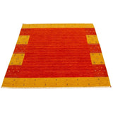 eCarpetGallery Hand-knotted Kashkuli Gabbeh Dark Copper Rug - 5'4 x 7'6