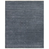 eCarpetGallery Hand-knotted Kashkuli Gabbeh Dark Grey Wool Rug - 8'2 x 10'0