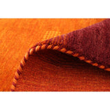eCarpetGallery Hand-knotted Kashkuli Gabbeh Orange Rug - 8'0 x 10'0