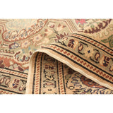 Hand-knotted Keisari Vintage Ivory Wool Rug - 6'8" x 10'1"