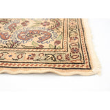 Hand-knotted Keisari Vintage Ivory Wool Rug - 6'8" x 10'1"