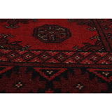 eCarpetGallery Hand-knotted Khal Mohammadi Red/ Black Wool/ Cotton Rug - 5'3 X 7'9