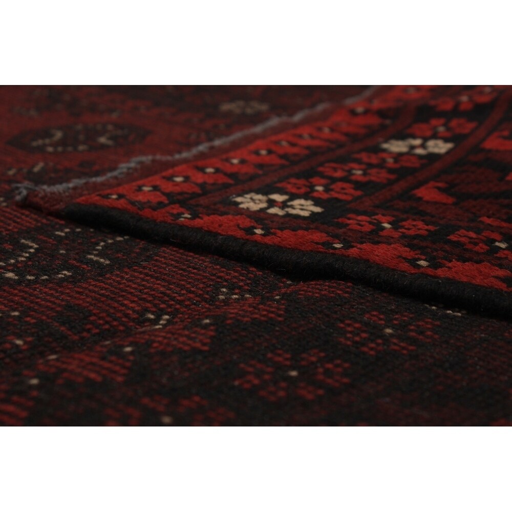 eCarpetGallery Hand-knotted Khal Mohammadi Red Wool Rug - 6'8 x 9'1