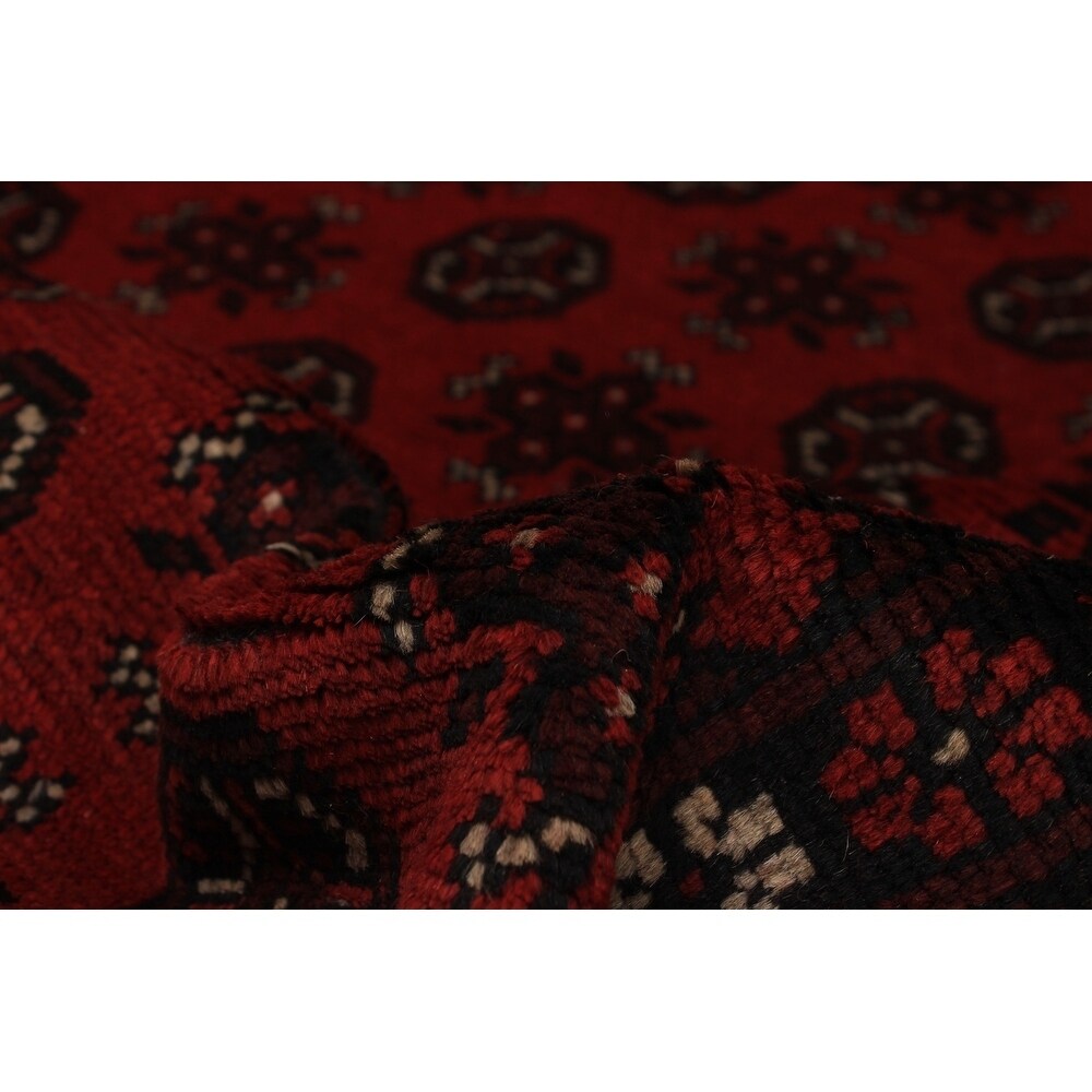 eCarpetGallery Hand-knotted Khal Mohammadi Red Wool Rug - 6'8 x 9'1