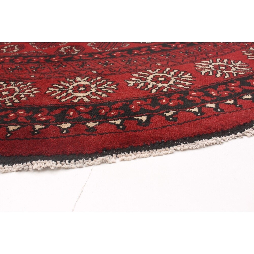 eCarpetGallery Hand-knotted Khal Mohammadi Red Wool Rug (8'3 x 8'3)
