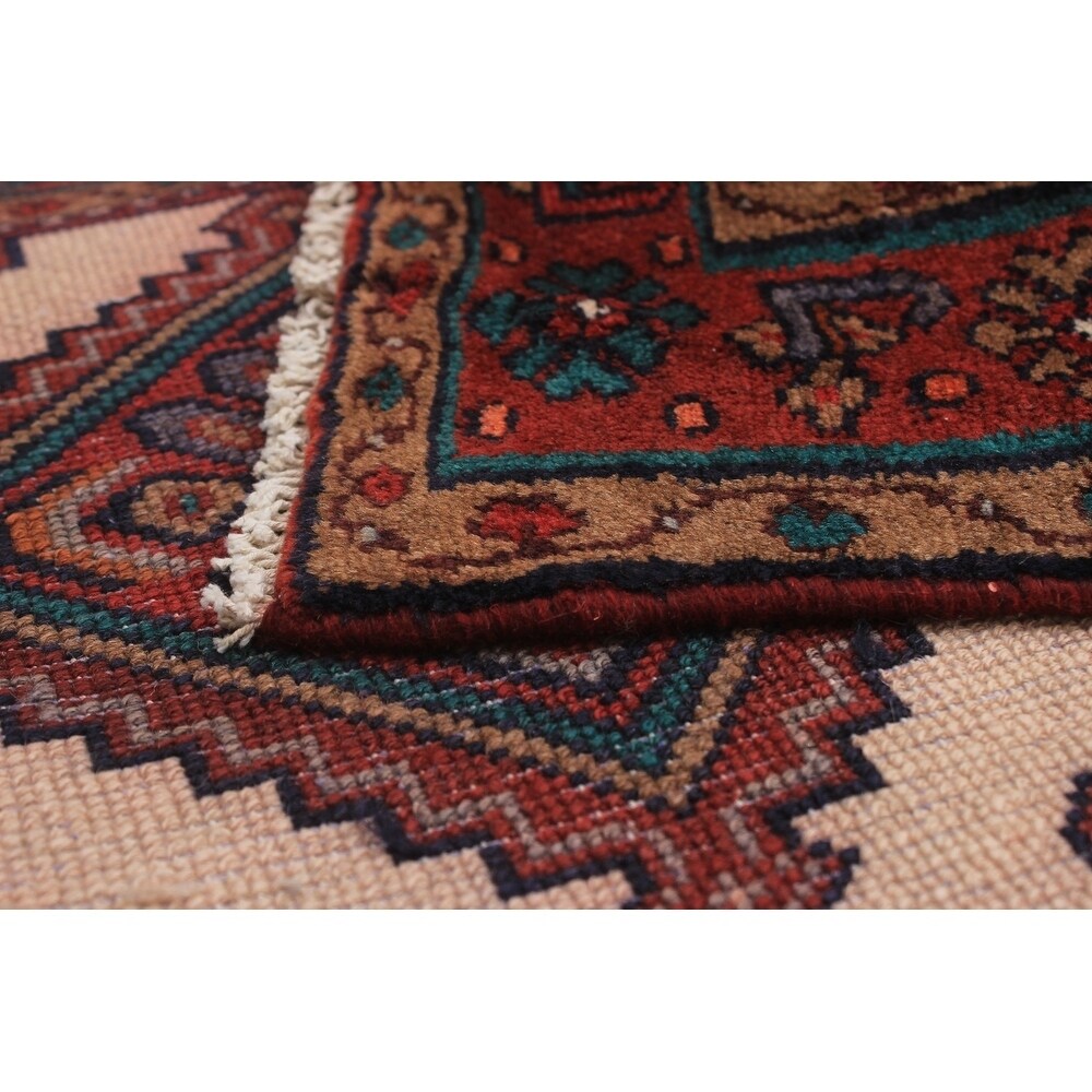 eCarpetGallery Hand-knotted Koliai Red Wool Rug - 2'9 x 9'10