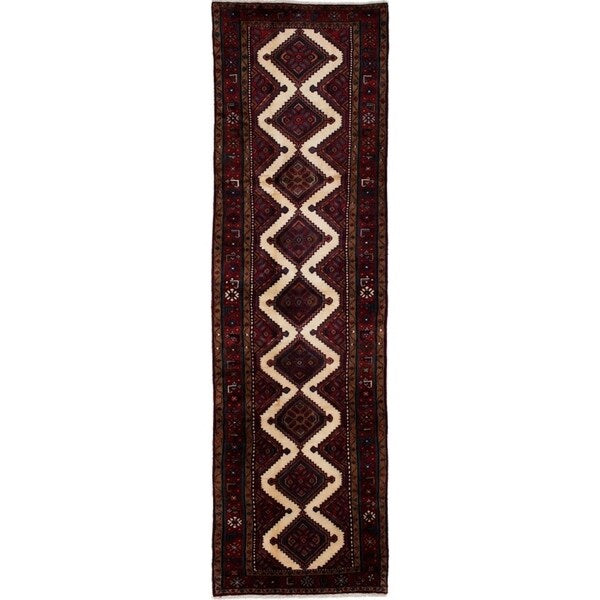 eCarpetGallery Hand-knotted Koliai Red Wool Rug - 2'9 x 9'10