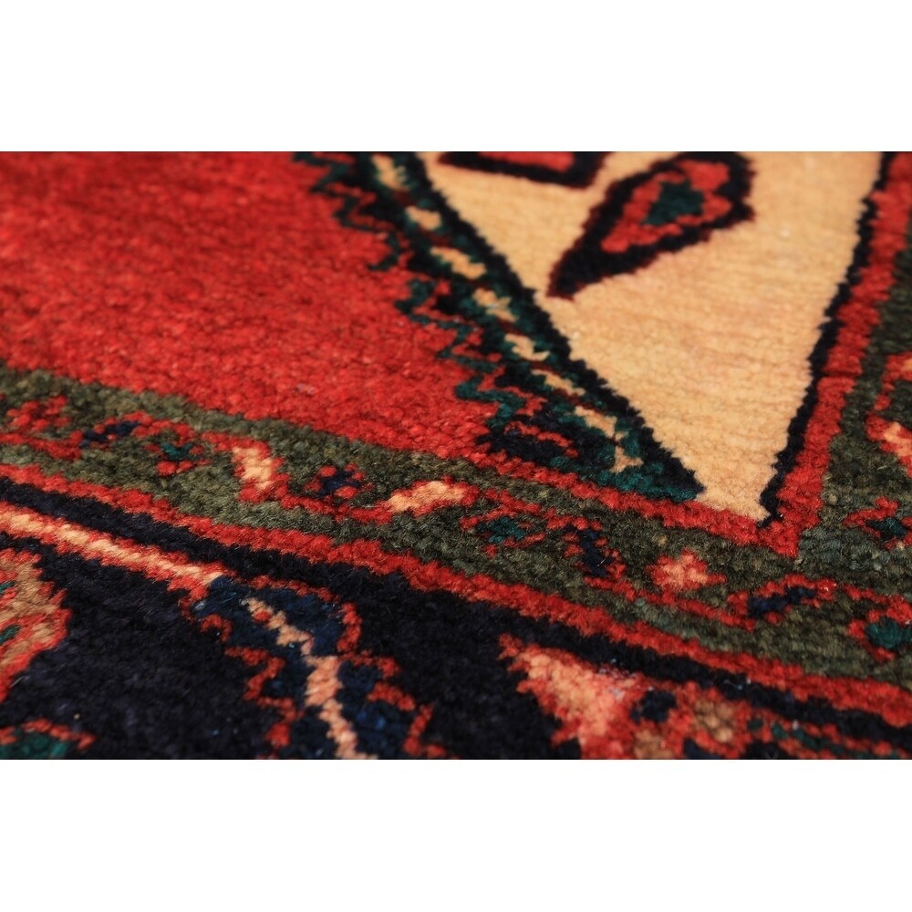 eCarpetGallery Hand-knotted Koliai Red Wool Rug - 4'5 x 9'1