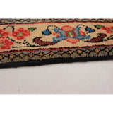 eCarpetGallery Hand-knotted Lilihan Dark Copper, Salmon Wool Rug - 3'1 x 9'8