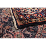 eCarpetGallery Hand-knotted Lilihan Dark Navy Wool Rug - 3'3 x 9'10