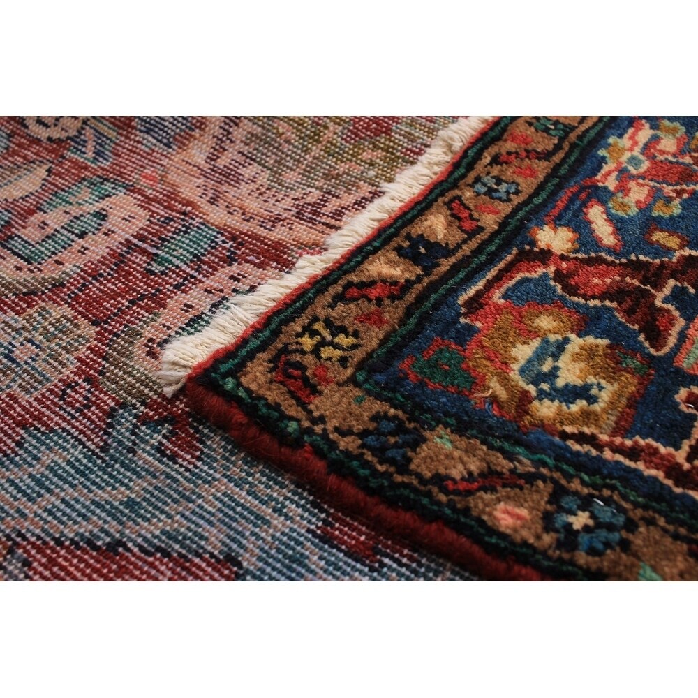 Hand-knotted Lilihan Red Wool Rug - 3'9" x 11'2" Runner/3'9 x 11'2