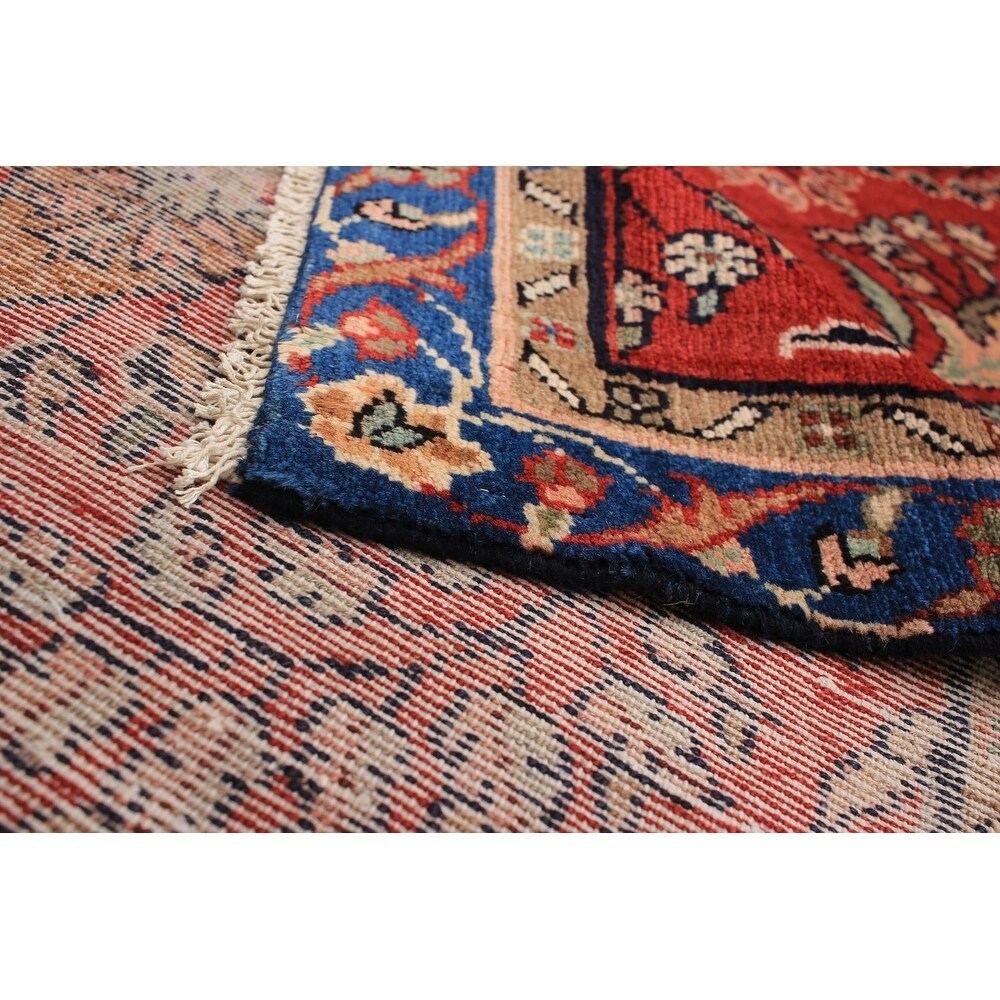 eCarpetGallery Hand-knotted Lilihan Red Wool Rug - 3'1 x 8'8