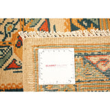 Hand-knotted Melis Vintage Ivory Wool Rug ECARPETGALLERY - 4'7 x 6'11